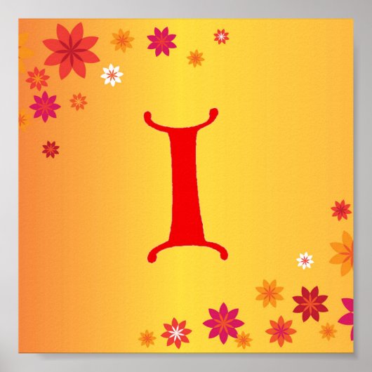 Letter I Poster (Vorne)