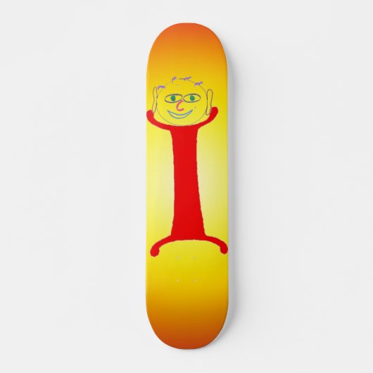 Letter I Skateboard (Vorne)