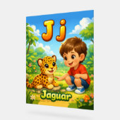 Letter J Alphabet Poster – J is for Jaguar (Winkel)