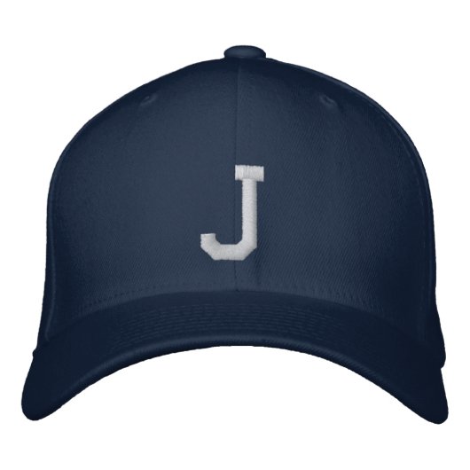 Letter J baseball cap jesus hat  Bestickte Baseballkappe (Vorderseite)