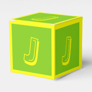 Letter J Gebäude Block Box von Janz Geschenkschachtel