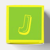 Letter J Gebäude Block Box von Janz Geschenkschachtel (Oben)