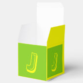 Letter J Gebäude Block Box von Janz Geschenkschachtel (Geöffnet)