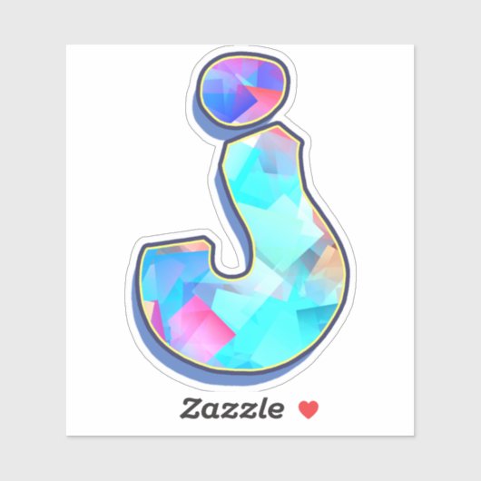 Letter J _ Graffiti Alphabet Letters Aufkleber (Blatt)