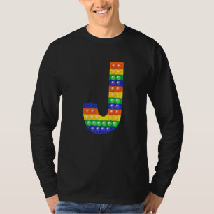 Letter J Hauptstadt Alphabet Fidget Pop Es passt a T-Shirt