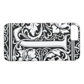 Letter J Medieval Monogram Art Nouveau Case-Mate iPhone Hülle (Rückseite (Horizontal))