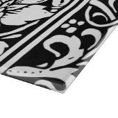 Letter J Medieval Monogram Art Nouveau Schneidebrett (Ecke)