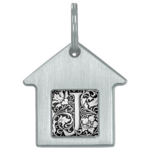 Letter J Medieval Monogram Art Nouveau Tiermarke