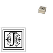 Letter J Monogram Gummistempel (Stempel)