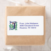 Letter J Monogram-Lilie (Insitu)