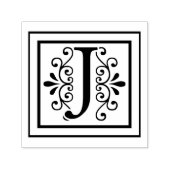 Letter J Monogram Permastempel (Design)