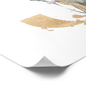 Letter J Monogram Poster (Ecke)