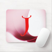 Letter J Mouse Pad Mousepad (Mit Mouse)