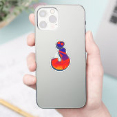 Letter J -  Night Sky Aufkleber (Telefon)