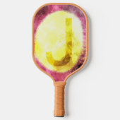 Letter J Pickleball Paddle (Rückseite)