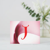 Letter J Postkarte (Stehend Vorderseite)