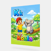 Letter K Alphabet Poster – K is for Koala  (Winkel)