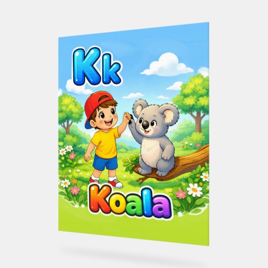 Letter K Alphabet Poster – K is for Koala  (Winkel)