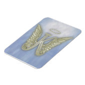 Letter K Angel Monogram Magnet (Linke Seite)