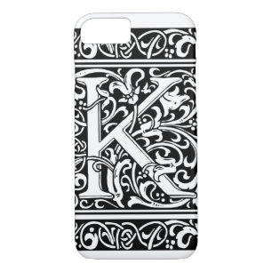 Letter K Medieval Monogram Art Nouveau Case-Mate iPhone Hülle
