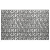 Letter K Medieval Monogram Art Nouveau Stoff (Yard (91,4 cm))