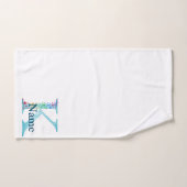 Letter K Monogram Initial Bath Gift Set (Handtuch)