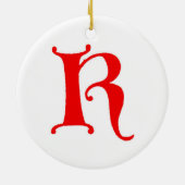 Letter K Ornament (Hinten)
