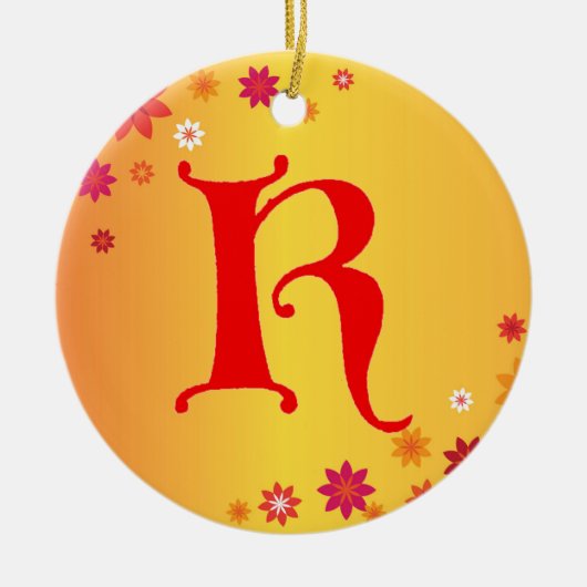 Letter K Ornament (Vorne)
