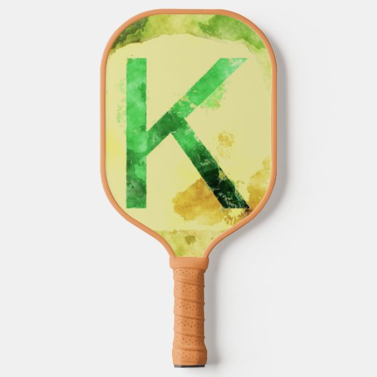 Letter K Pickleball Paddle (Vorderseite)