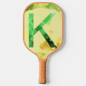 Letter K Pickleball Paddle (Rückseite)