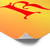 Letter K Poster (Ecke)