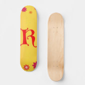 Letter K Skateboard (Vorderseite)