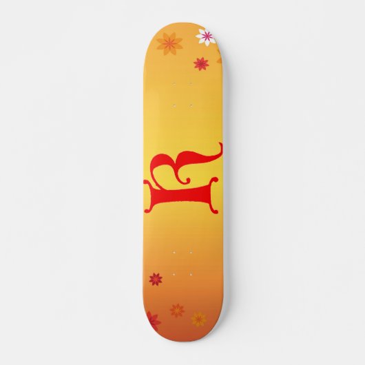 Letter K Skateboard (Vorne)