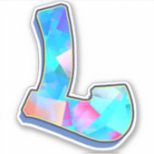 Letter L _ Graffiti Alphabet Letters Stickers Aufkleber (Vorderseite)