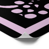 Letter L Medieval Monogram Vintag Initial Poster (Ecke)