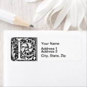 Letter L mittelalterliche Monogram Art Nouveau (Insitu)