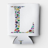 Letter L Monogram Dosenkühler (Vorderseite)