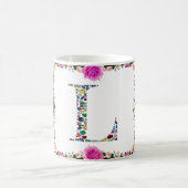 Letter L Monogram Kaffeetasse (Mittel)