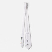 Letter L Monogram Krawatte (Rückseite)