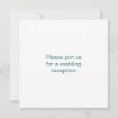 Letter L Monogram-Lilie Einladung (Rückseite)