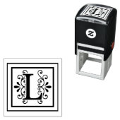 Letter L Monogram Permastempel (Beispiel)