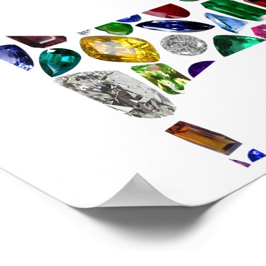 Letter L Monogram Poster (Ecke)