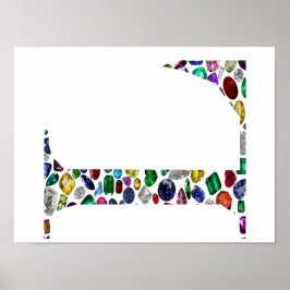 Letter L Monogram Poster