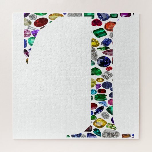 Letter L Monogram Puzzle (Horizontal)