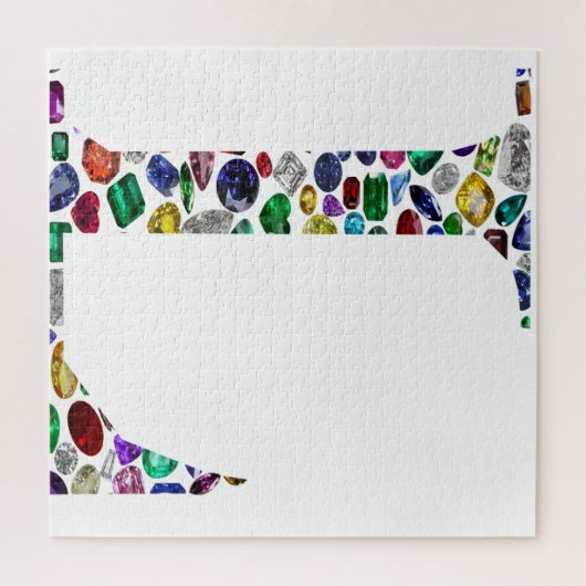 Letter L Monogram Puzzle (Vertikal)