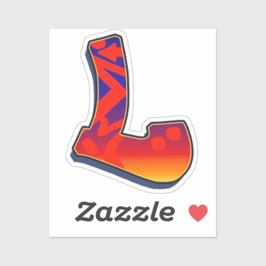 Letter L - Night Sky Aufkleber (Blatt)