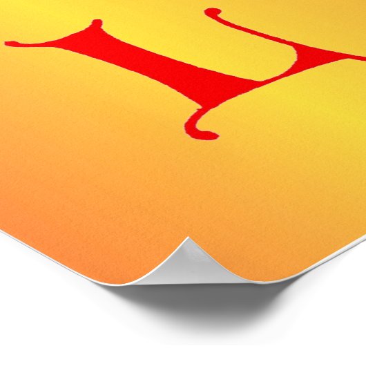 Letter L Poster (Ecke)