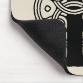 Letter L Vintag Celtic Knot Monogram Mousepad (Ecke)