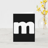 Letter M Groups Halloween Matching Team Lazy Karte (Gelbe Blume)