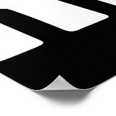 Letter M Groups Halloween Matching Team Lazy Poster (Ecke)